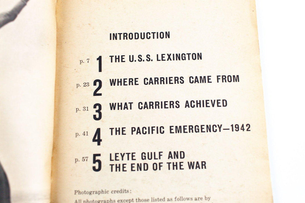 Victory at Sea Flattops: Cristopher Douglas 1961 Paperback - Illustrated WW2 6