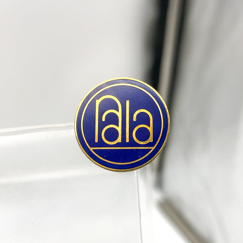 Vintage National Association of Local Authorities Pin Pinback NALA Weyhing Bros