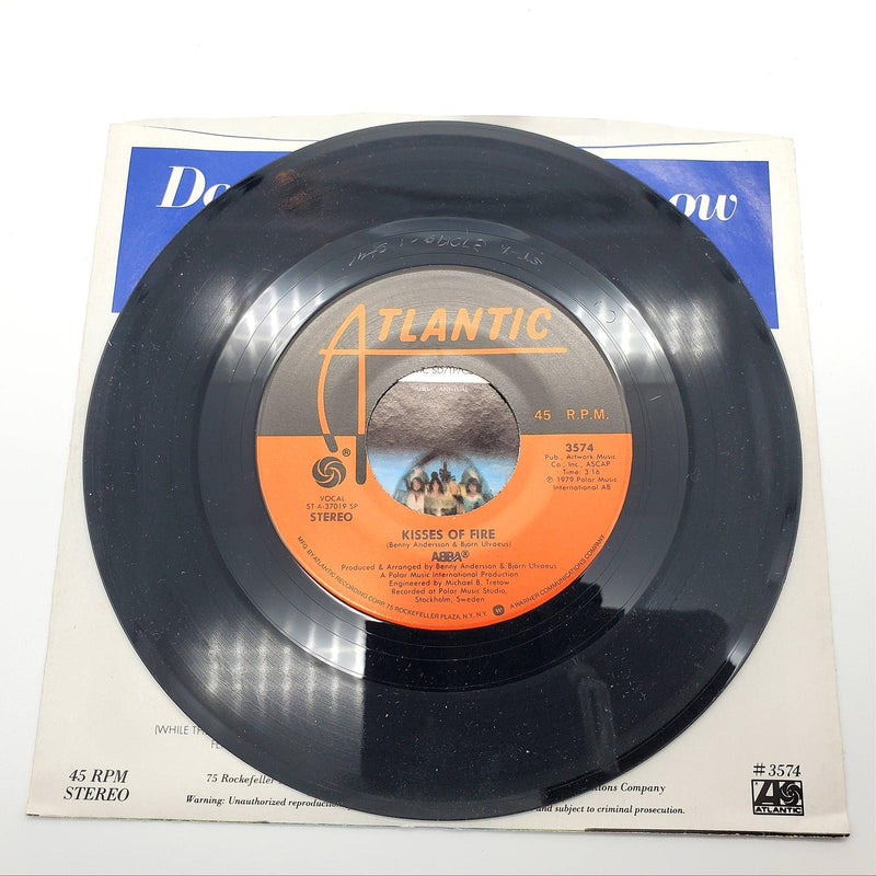 ABBA Does Your Mother Know / Kisses Of Fire Single Record Atlantic 1979 3574 4