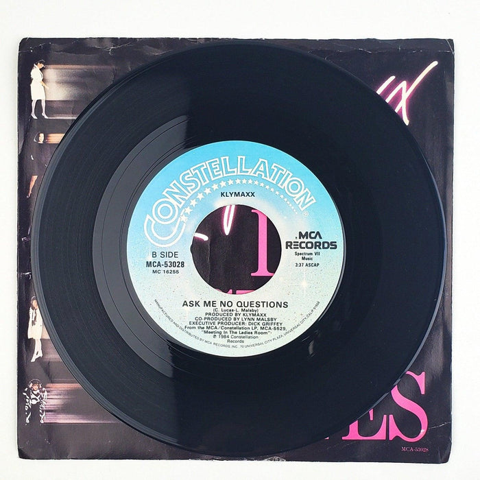 Klymaxx I'd Still Say Yes 45 RPM Single Record Constellation 1987 MCA-53028 5
