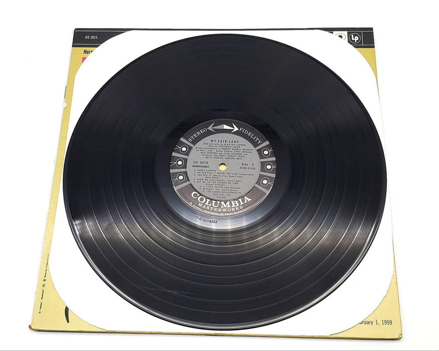 My Fair Lady Original Cast 33 RPM LP Record Columbia Masterworks 1959 OS 2015 7