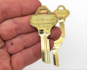 5x Schlage Everest 35-007 C230 Key Blanks Nickel Silver 6 Pin NOS 1