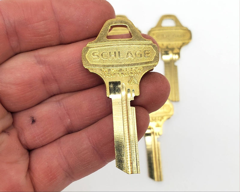 5x Schlage Everest 35-007 C230 Key Blanks Nickel Silver 6 Pin NOS 1