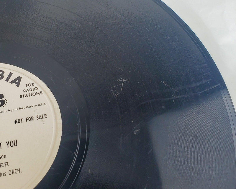 Toni Harper I'll Never Forget You / Silly 78 Single Record Columbia 1953 Promo 3