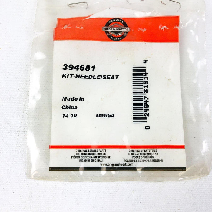 Briggs and Stratton 394681 Needle and Seal Kit Genuine OEM New Old Stock NOS