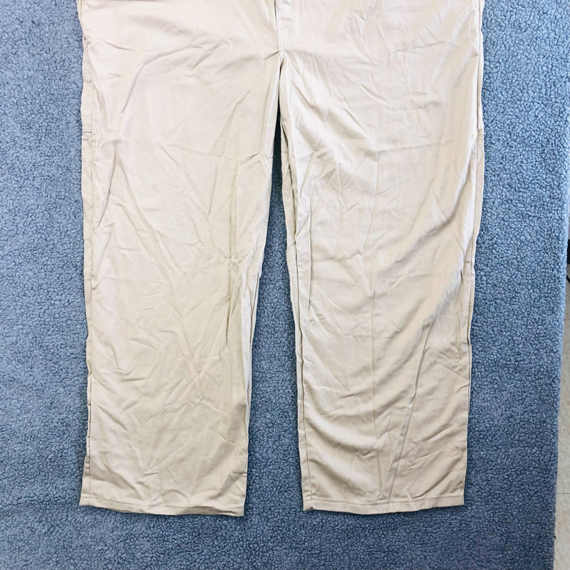 Mens Coveralls Jumpsuit Romper Flame Resistant FR Bulwark 52-RG Long Sleeve Tan