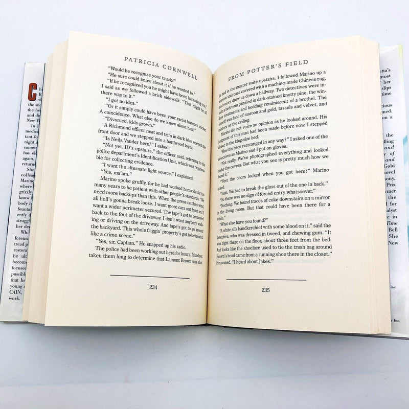 From Potter's Field Hardcover Patricia D. Cornwell 1995 1st Edition Coroner 9