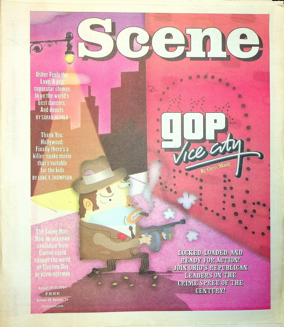 Scene Magazine Cleveland Scene Magazine August 2004 No 34 Usher Musicstack Dave Stack ...