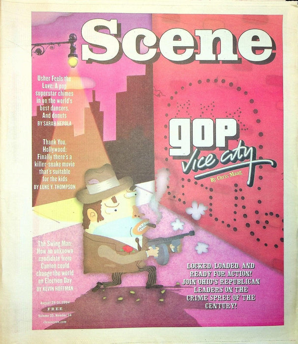 Cleveland Scene Magazine August 2004 No 34 Usher Musicstack Dave Stack Interview 1