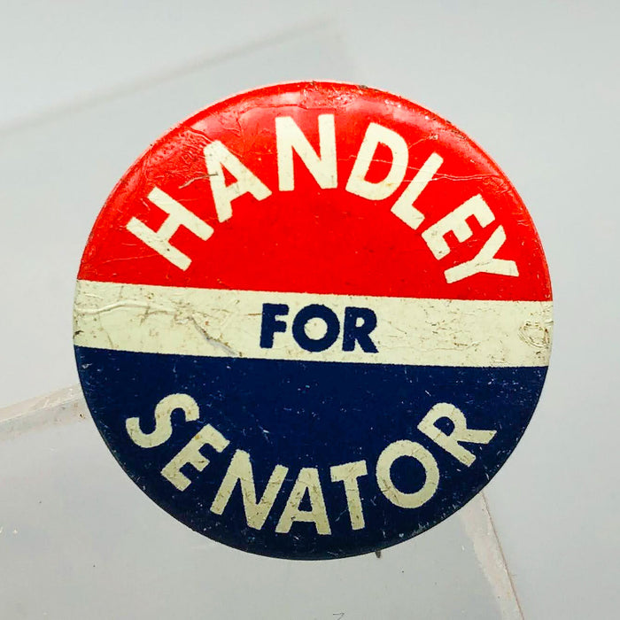 Harold Handley For Senator Button Pin .75" Indiana Political Campaign Union 14