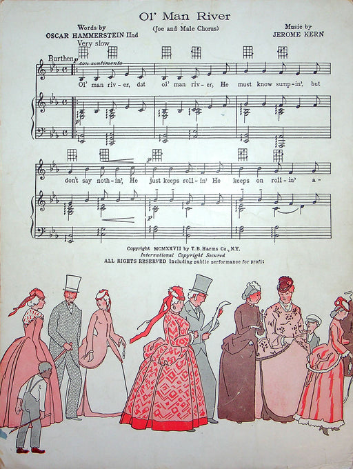 Sheet Music Why Do I Love You Show Boat Musical Oscar Hammerstein 2nd 1927 2