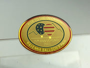 Ravenna Ohio Balloon A-Fair Lapel Pin Hat 25th Anniv 2003 Rise to the Occasion 3