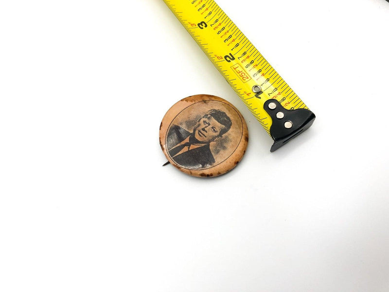 President John F Kennedy JFK Button Picture Pinback 1.5" Black White REPRODUCTIO 5