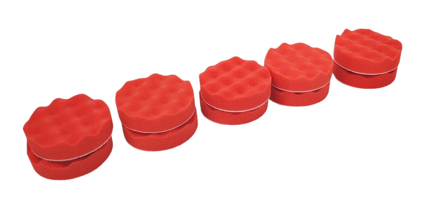 20pk 3M Buffing Pad Finesse-It 28874 Red Foam Waffle Face 3-1/4 Inch New 7