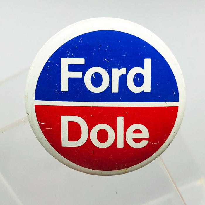 Ford Dole Button Pin 1.25" Gerald Bob Political Campaign President Committee 9