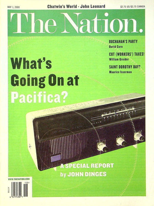 The Nation 2000 Vol 270 No. 17 Pacifica Radio Station, Cut Worker Taxes