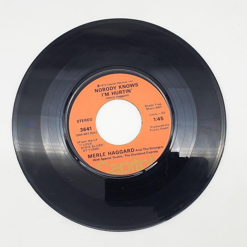Merle Haggard Everybody's Had The Blues 45 RPM Single Record Capitol 1973 2