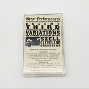 Cleveland Symphony Orchestra Symphony No 3 Cassette Tape CBS Records 1