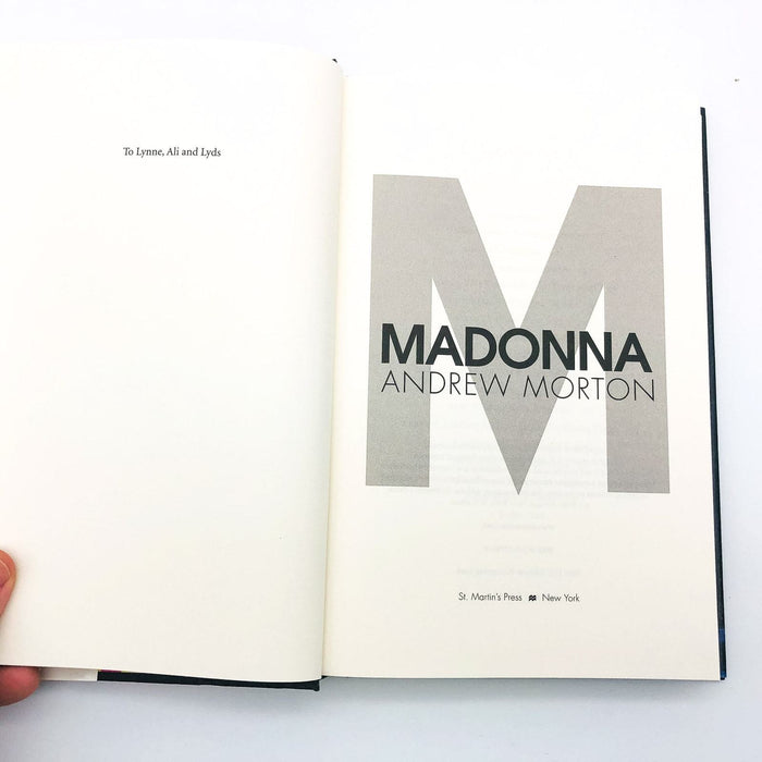 Madonna Hardcover Andrew Morton 2001 Singer Relationship Family John F Kennedy 7