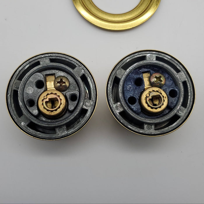 Schlage Deadbolt Double Cylinder 2-3/8" to 2-3/4" Backset Bright Brass B162N