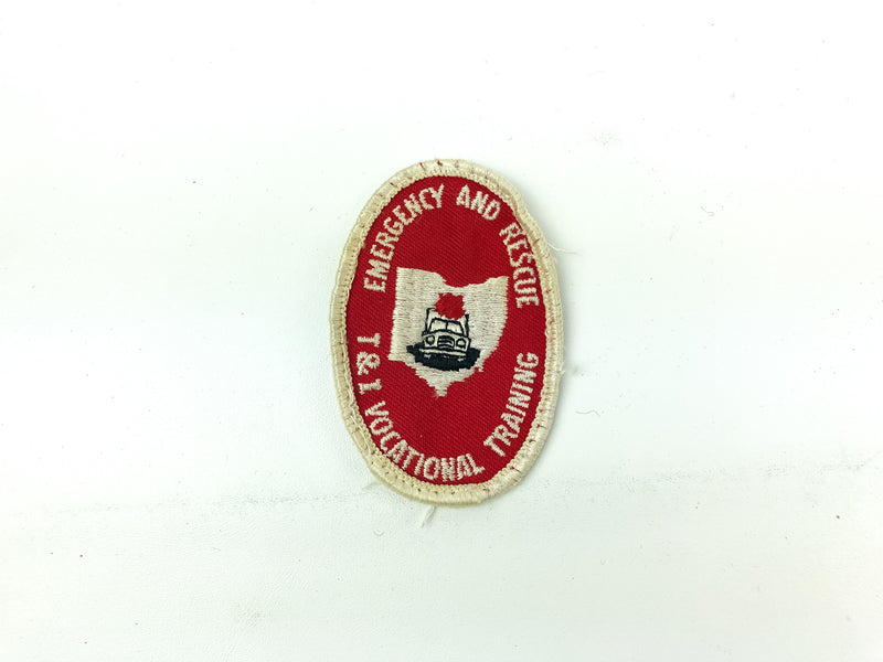 Vintage Emergency & Rescue Patch T & I Vocational Training Ohio Embroidered