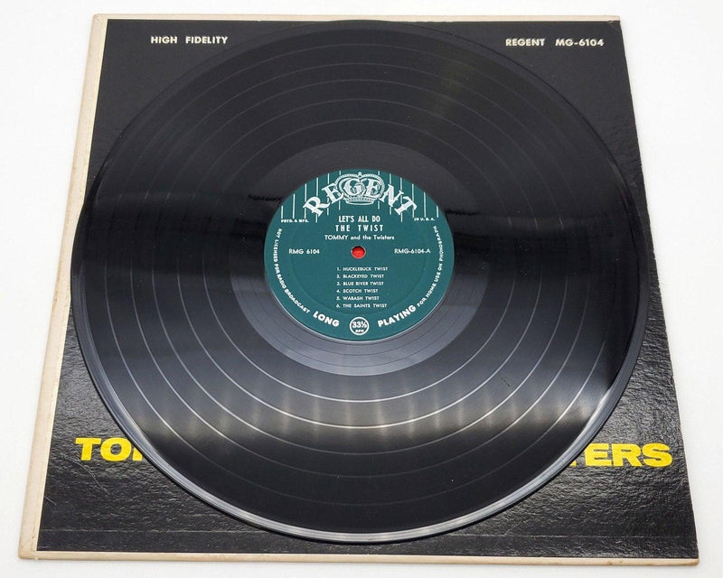 Tommy And The Twisters Let's All Do The Twist 33 RPM LP Record Regent 1961 5