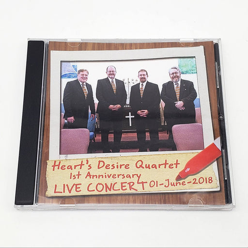 Heart's Desire Quartet 1st Anniversary Live Concert Album CD Self Published 2018 1