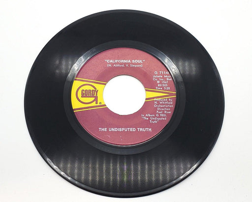 Undisputed Truth What It Is 45 RPM Single Record Gordy 1972 G 7114F 2