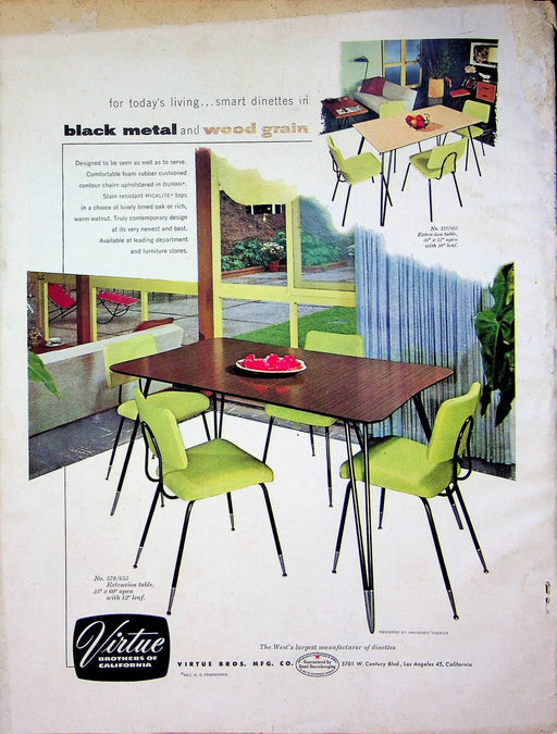 House and Garden Magazine August 1953 Living Kitchen Design Ideas 24 Hour Life 2