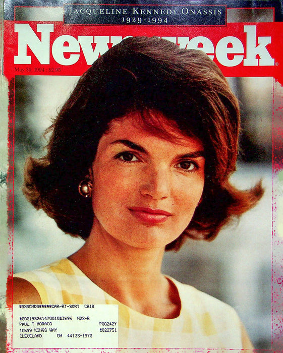 Newsweek Magazine May 30 1994 Jaqueline Kennedy Onassis Dead Jackie O Grace Iron