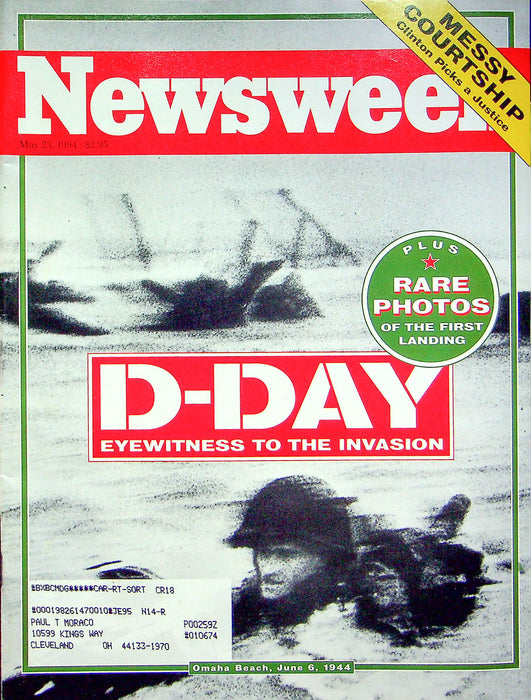 Newsweek Magazine May 21 1994 D-Day Stories Photos 1st Landing WW2 Invasion