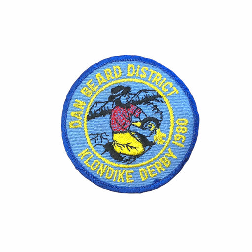 Boy Scouts of America BSA Dan Beard District Patch Insignia Klondike Derby 1980 1