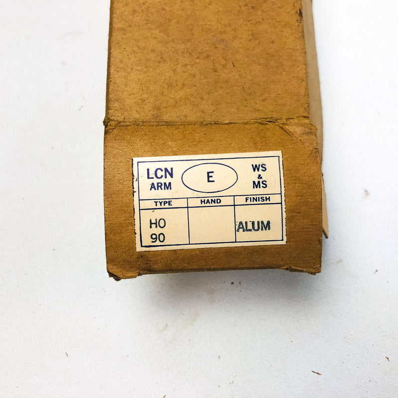 LCN Size E Potbelly Closer Arm HO90 NH ALUM Hold Open 90 Non-Handed Aluminum