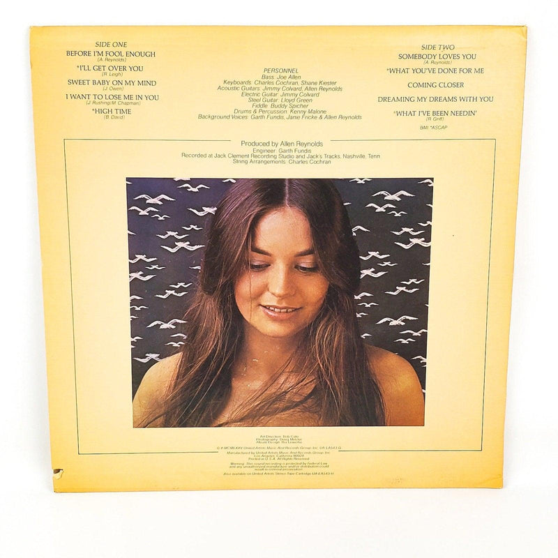 Crystal Gayle Somebody Loves You Record 33 RPM LP UA-LA543-G United Artists 1975 2