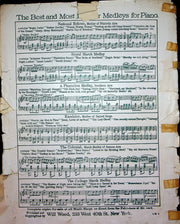 Anvil Chorus from il Trovatore Verdi Vintage Sheet Music Will Wood 4