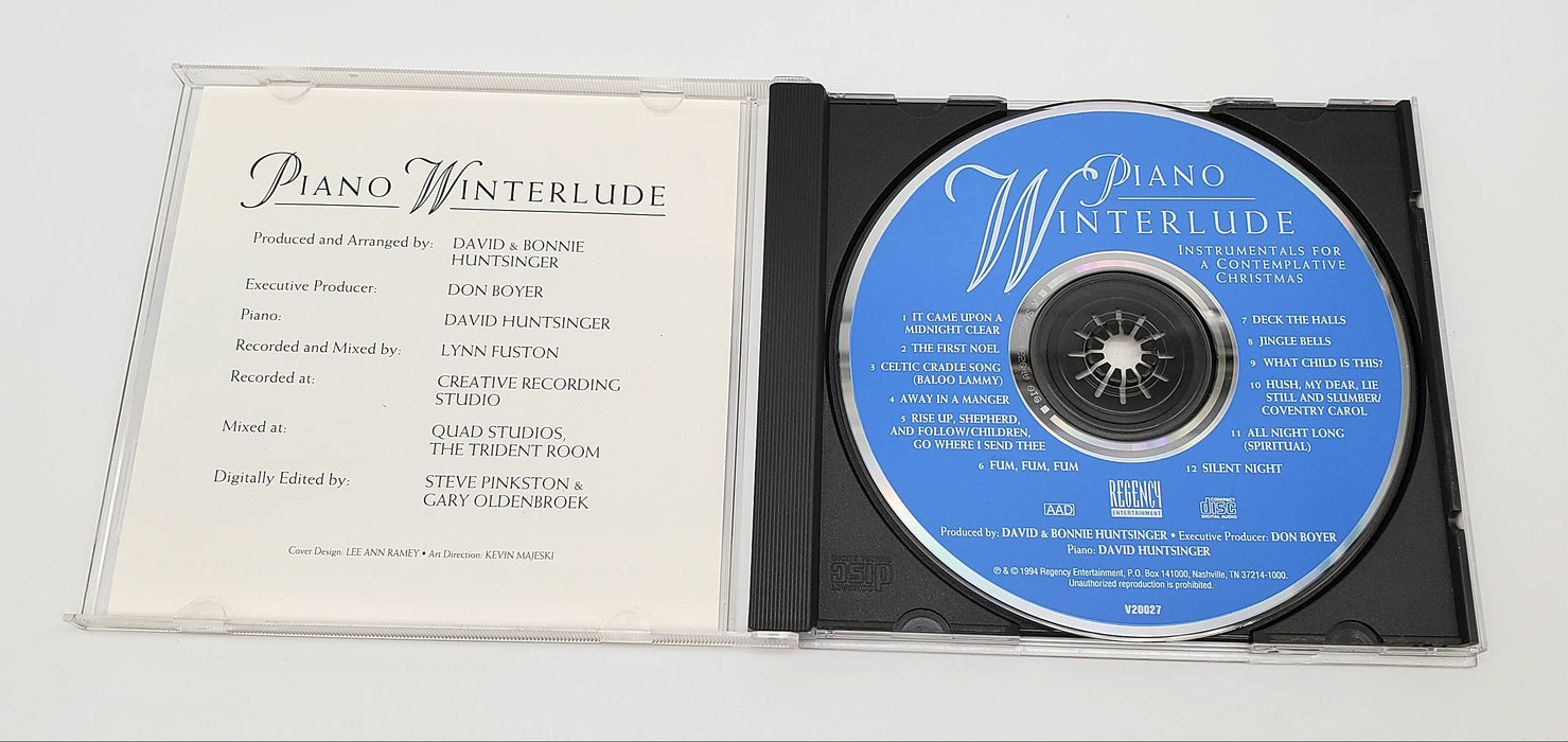 David Huntsinger Piano Winterlude Album CD Regency Entertainment 1994 V20027 5
