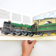 Steam Locomotives A Three Dimensional Book Hardcover Keith Moseley 1989 1st Edit 10