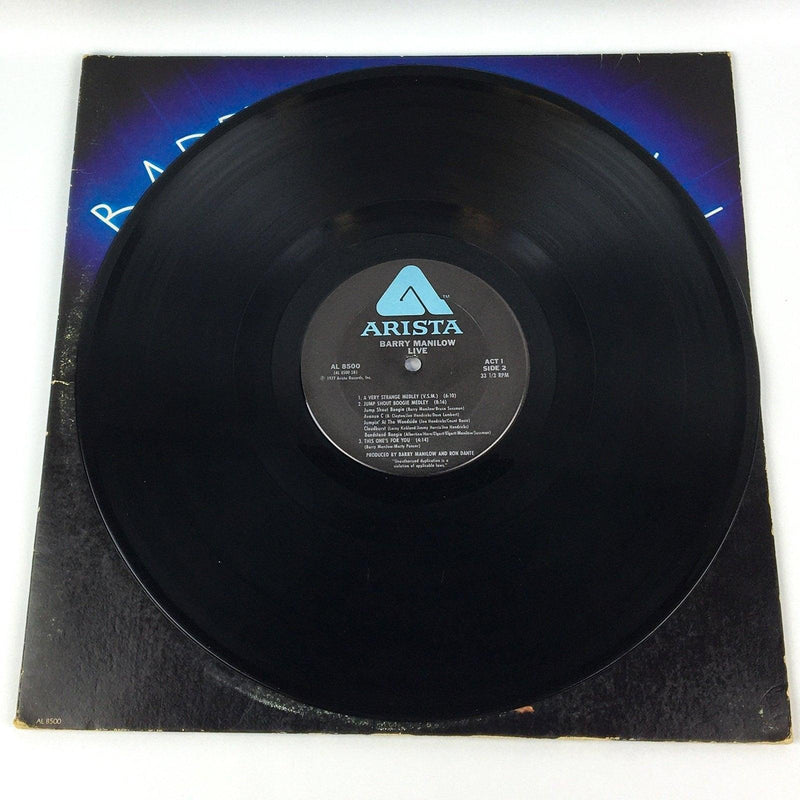 Barry Manilow Live Record 33 RPM Double LP AL 8500 Arista 1977 Gatefold 7