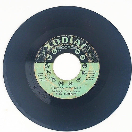 Ruby Andrews Casonova Your Playing Days Are Over Record 45 Single Zodiac 1967 1