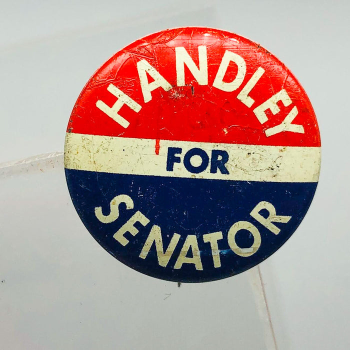 Harold Handley For Senator Button Pin .75" Indiana Political Campaign Union 16