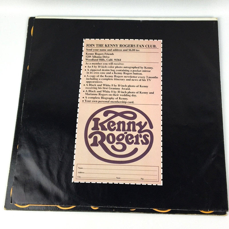 Kenny Rogers The Gambler Record 33 RPM LP UA-LA934-H United Artists 1978 3