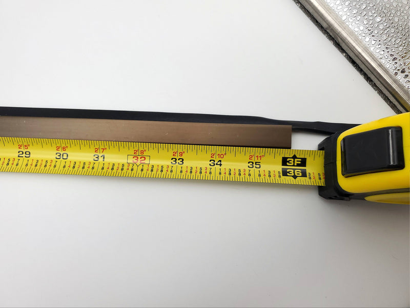 Door Sweep Weatherstrip Bottom Rail Antique Brass 36" x 5/8" Anaconda Aluminum