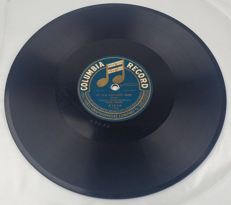 Helen Louise And Frank Ferera My Old Kentucky Home 78 Record Columbia 1915 3