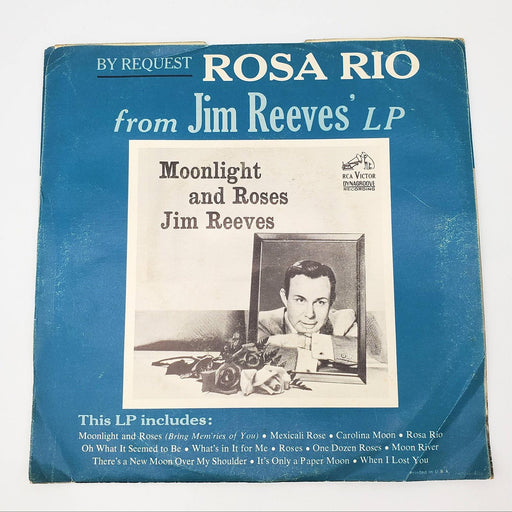 Jim Reeves Is It Really Over? Single Record RCA Victor 1965 47-8625 2