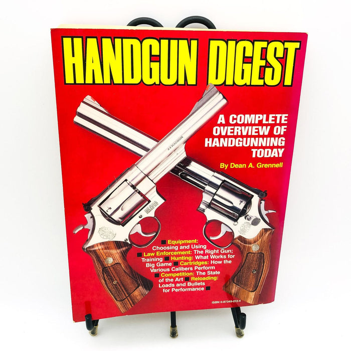 Handgun Digest Paperback Dean A. Grennell 1987 Equipment Hunting Reloading 2