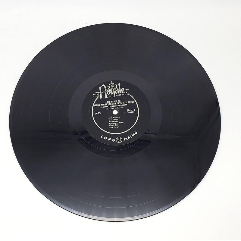 An Hour Of Leroy Anderson And Dave Rose Tunes LP Record Royale 1952 1473 4