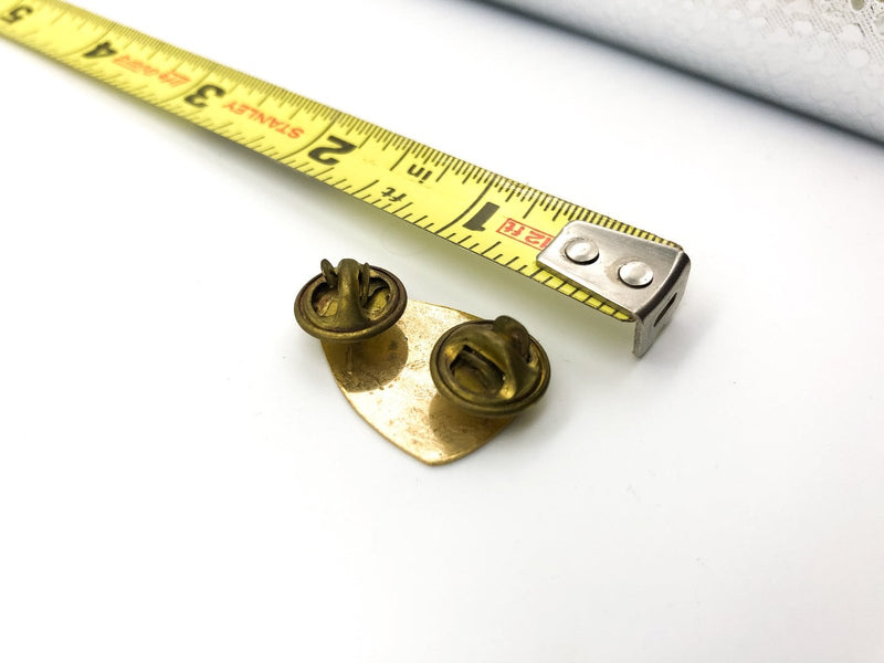 US Army 2nd Cavalry Division Lapel Pin Pinback 2 Clutch Enamel Vintage Military 4