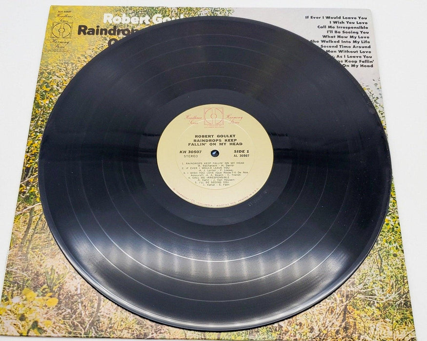 Robert Goulet Raindrops Keep Fallin' On My Head 33 RPM LP Record Harmony 1971 5