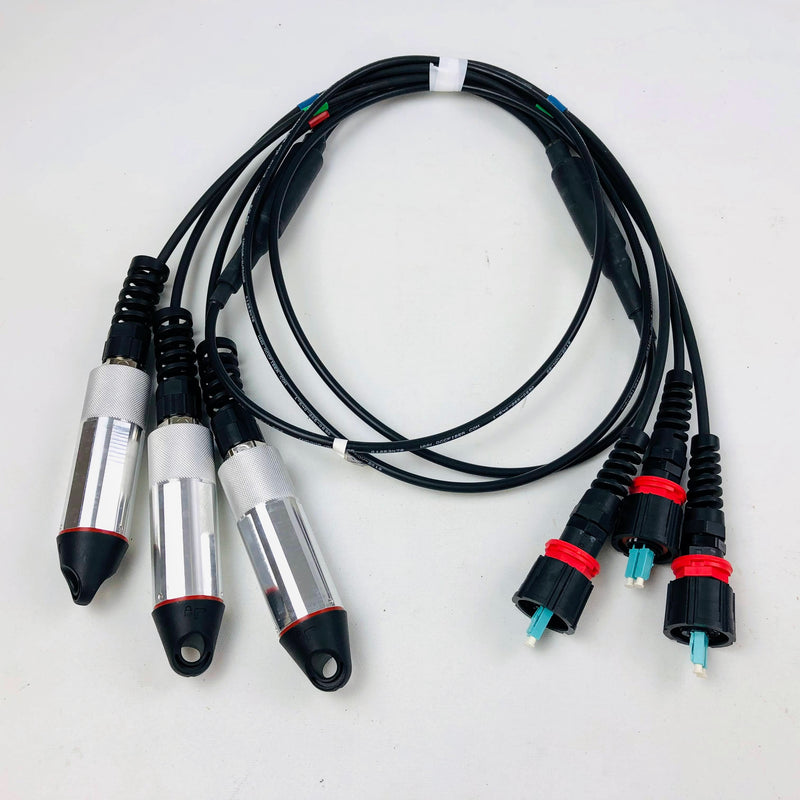 RFS Hybriflex Fiber Optic Cable 3 Pair ODC to LC Connectors 10F FOJMP-LC-3MM-10F