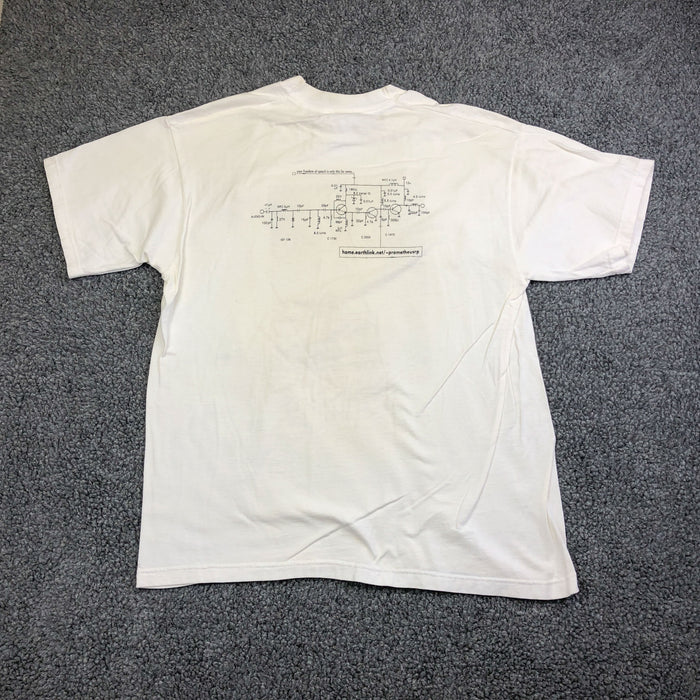 Vintage Fruit Of The Loom T Shirt Large Prometheus Radio Project Free Airwaves